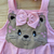 Imagem do Conjunto Bebê Princesa - 3 Peças com Bordado e Laço