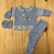 Conjunto Pagão 3 Peças para Recém-Nascido - Tamanho RN - Sweet Baby