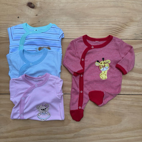 Macacão Bebê RN – Suedine 100% Algodão