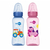Mamadeira Criativa Azul Rosa 250ml Bico Convencional - NEOPAN