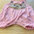 Conjunto Bebê Princesa - 3 Peças com Bordado e Laço