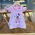 Conjunto Jardineira e Blusa Para Bebê Recém Nascida Suedine 100% Algodão - loja online