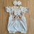 Conjunto Bebê Princesa - 3 Peças com Bordado e Laço na internet