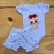 Conjunto Feminino Body E shortinho para Bebê Tamanho P - Sweet Baby