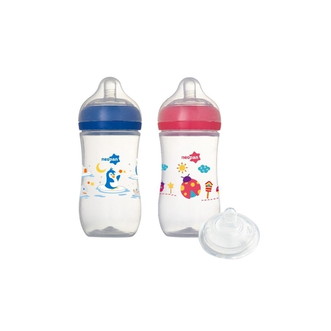 Mamadeira Neopan Super Ventilada 300ml para Menino e Menina