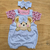 Imagem do Conjunto Bebê Princesa - 3 Peças com Bordado e Laço