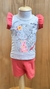 Conjunto Infantil Feminino Pretty Girl – Blusinha com Babado + Short Moletinho (1 a 3 anos) na internet