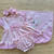 Saída Maternidade Menina 4 Peças Com Vestido Calcinha - Sweet Baby
