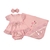 Saída Maternidade Menina 4 Peças Com Vestido Calcinha