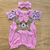 Conjunto Bebê Princesa - 3 Peças com Bordado e Laço - loja online