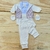 Conjunto Social para Bebê RN: Elegância em Cada Detalhe, Conforto Inigualável em Três Peças! - Sweet Baby
