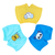Kit Com 3 Shorts Para Bebê Masculino PMG 100% Algodão na internet
