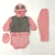 Body de Bebê Calça Vira Pé 100% Algodão Casaco Com Capuz Roupas de Bebê Barato Envio Imediato na internet