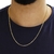 Corrente De Prata 925 Banhada A Ouro 18k Elo Cadeado 60cm - Immerso Joias em prata 925 com banho de Ouro 18k de 20 milésimos