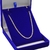 Corrente de Prata 925 Banhada a ouro 18k Groumet 60cm 2,2mm