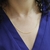Corrente Prata 925 Feminina Banhada a ouro 18k Cadeado 45cm - loja online