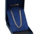 Corrente De Prata Banhada A Ouro 18k Fígaro 3x1 70cm