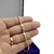 Pulseira De Prata 925 Banhada A Ouro 18k Veneziana 20cm 2,5m - Immerso Joias em prata 925 com banho de Ouro 18k de 20 milésimos