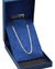Corrente De Prata 925 Banhada A Ouro 18k Piastrine 60cm 2mm