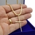 Corrente Prata 925 Banhada ouro 18k Veneziana 70cm + Cruz PL na internet
