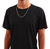 Corrente De Prata 925 Banhada A Ouro 18k Piastrine 60cm 2mm - loja online