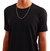 Corrente De Prata 925 Banhada A Ouro 18k Cordão Baiano 60cm - loja online