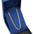 Corrente de Prata 925 Banhada a ouro 18k Groumet 70cm 4,5mm - comprar online