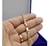Imagem do Corrente De Prata 925 Banhada A Ouro 18k Groumet Duplo 60cm