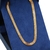 Corrente De Prata 925 Banhada Com Ouro 18k Bismarck 45cm - comprar online