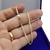 Pulseira de Prata 925 Banhada a ouro 18k Groumet 21cm 2,2mm - comprar online