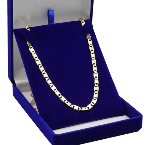 Corrente De Prata 925 Banhada A Ouro 18k Piastrine 60cm 4,4m