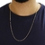 Corrente de Prata 925 Banhada a ouro 18k Figaro 3x1 70cm - loja online