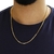 Corrente De Prata 925 Banhada A Ouro 18k Veneziana 60cm 2,5m - Immerso Joias em prata 925 com banho de Ouro 18k de 20 milésimos
