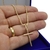 Corrente De Prata 925 Banhada Ouro 18k Baiano 70cm + Cruz Pl - comprar online
