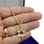 Corrente Prata 925 Banhada ouro 18k Elo quadrado + E. Davi - comprar online