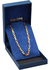 Corrente De Prata 925 Banhada A Ouro 18k Cadeado 70cm Grossa - comprar online