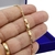Pulseira de Prata 925 Banhada a ouro 18k Elo alongado 20cm - Immerso Joias em prata 925 com banho de Ouro 18k de 20 milésimos