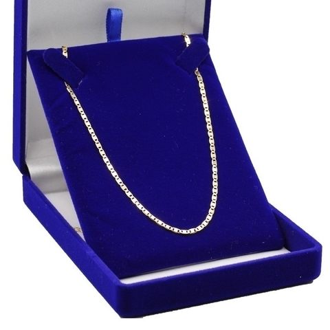 Corrente de Prata 925 Banhada a ouro 18k Piastrine 50cm 2mm