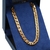 Corrente De Prata Banhada A Ouro 18k Groumet Elo Duplo 60cm - comprar online