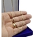 Corrente De Prata 925 Banhada A Ouro 18k Piastrine 70cm 2mm na internet