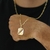 Corrente Prata 925 Banhada ouro 18k Elo alongado + Placa JC - comprar online