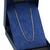 Corrente De Prata Banhada A Ouro 18k Veneziana 60cm