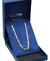 Corrente De Prata 925 Banhada A Ouro 18k Piastrine 60cm 3mm
