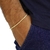 Pulseira de Prata 925 Banhada a ouro 18k Baiano 20cm 3,1mm - comprar online