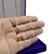 Corrente De Prata 925 Banhada A Ouro 18k Piastrine 45cm 2mm na internet