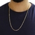Corrente De Prata 925 Banhada A Ouro 18k Veneziana 70cm 2,5m - Immerso Joias em prata 925 com banho de Ouro 18k de 20 milésimos
