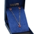 Conjunto Feminino De Prata Banhada A Ouro 18k Gota Vermelha