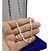 Corrente De Prata 925 Banhada A Ouro 18k Piastrine 60cm 4,4m - comprar online