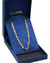 Corrente De Prata 925 Banhada A Ouro 18k Cadeado 70cm Grossa