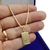 Corrente Prata 925 Banhada ouro 18k Veneziana 60cm + Placa S - comprar online